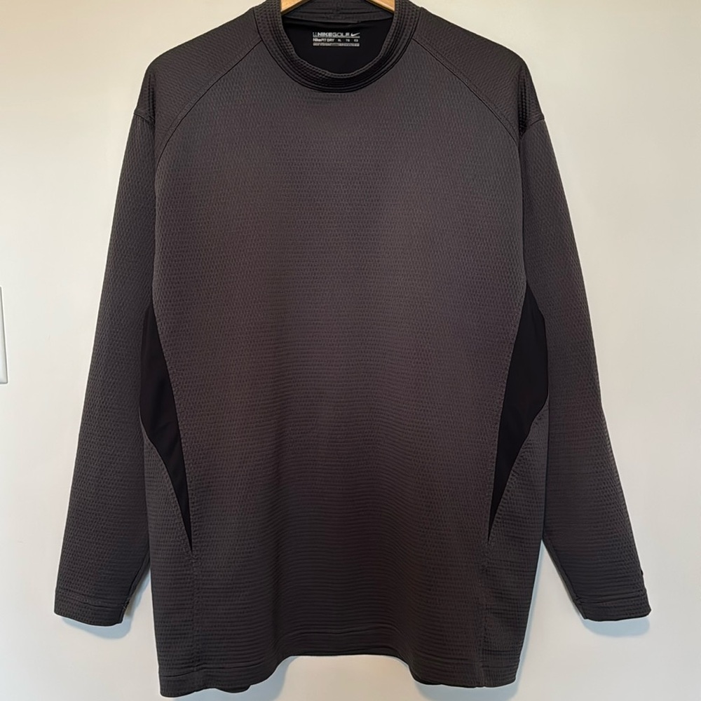 Nike Golf Fit Dry High Crew Neck Long Sleeve Top